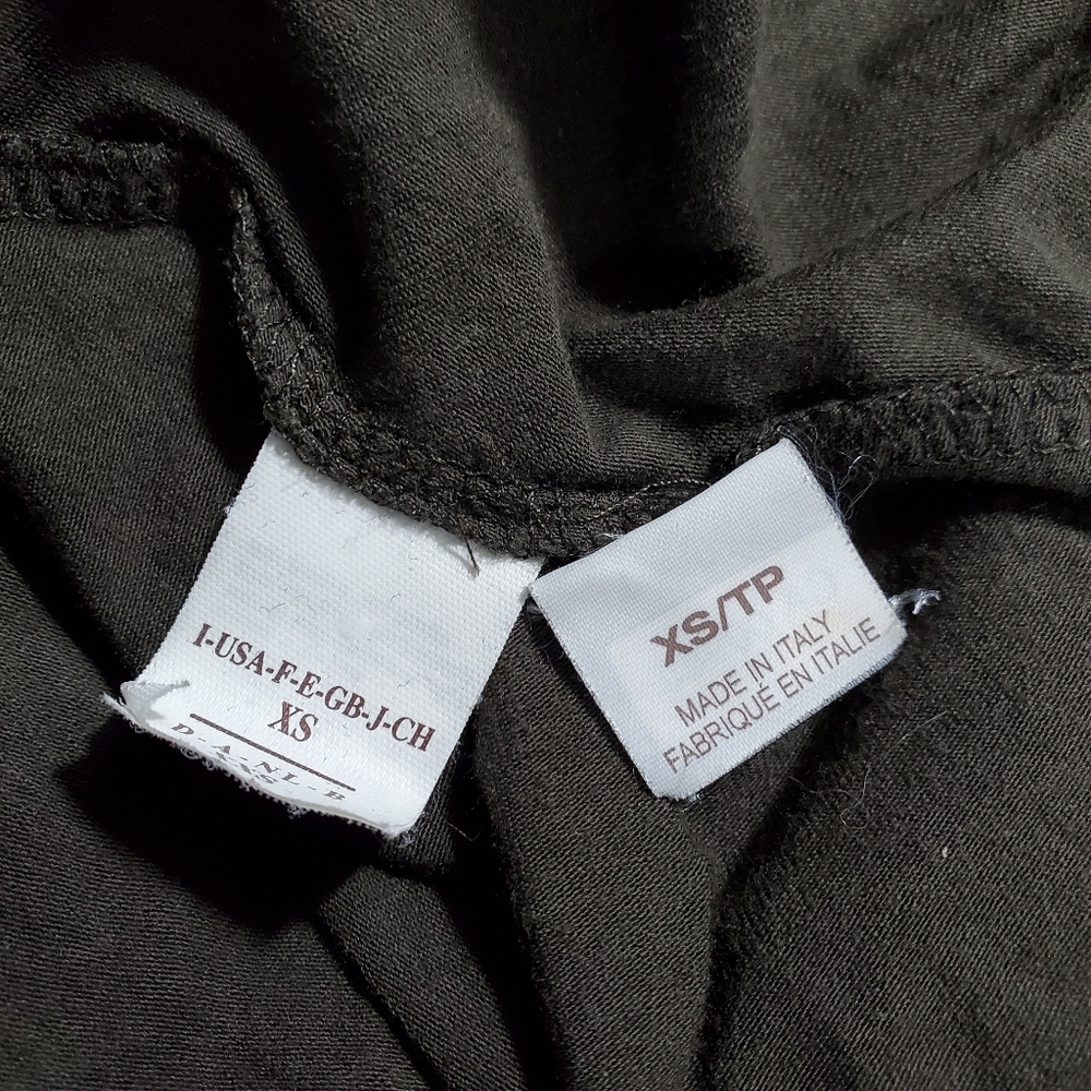 Brunello Cucinelli Brown Tee with Gray Knit Raglan Sleeves - Picture 7 of 9
